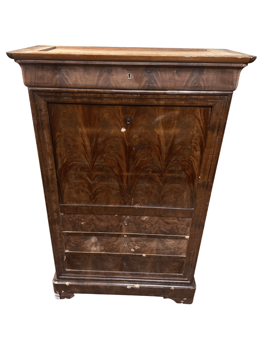 Avant restauration. Secrétaire d'époque Charles X Avant restauration. Secrétaire d'époque Charles X